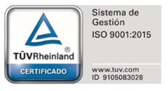 Sistema de Gestión ISO 9001:2015 - www.tuv.com ID 9105083028